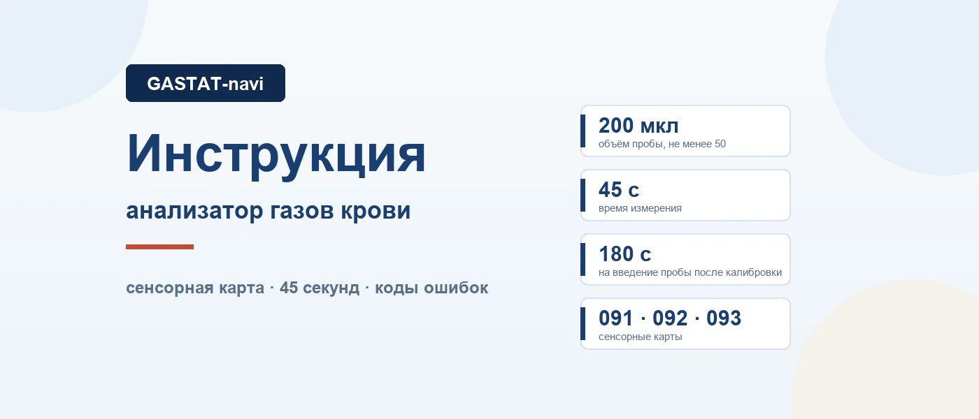 Иллюстрация к статье: GASTAT-navi: инструкция по работе — сенсорная карта, измерение за 45 секунд и коды ошибок