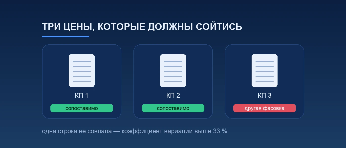 Иллюстрация к статье: Коммерческие предложения для расчёта НМЦК: как запросить и что проверить